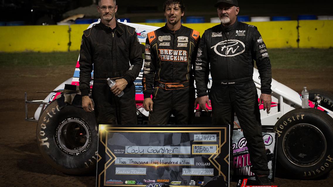 Cody Gardner Leads It All With ASCS Elite Non-Wing At Texarkana 67 Speedway