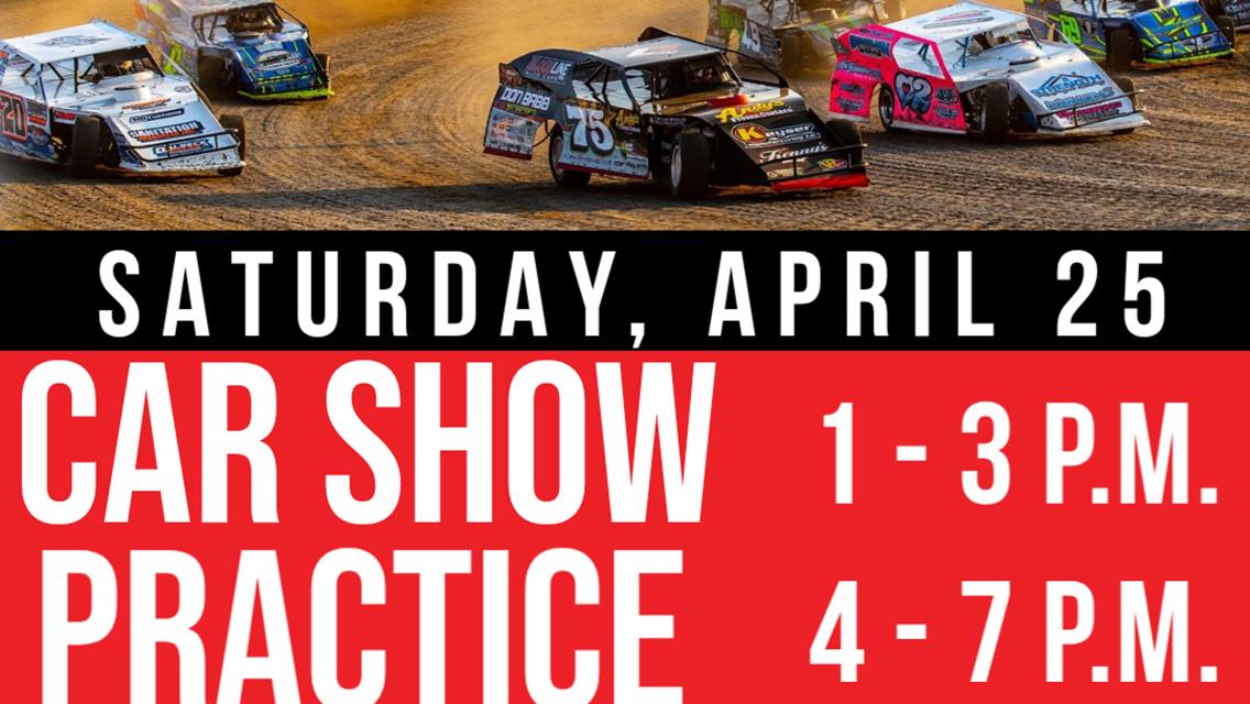 Practice &amp; Car Show Tomorrow!