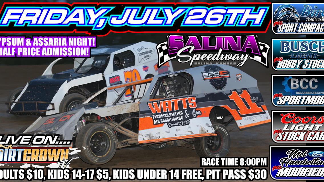 Gypsum &amp; Assaria Night LIVE on DirtCrown.tv