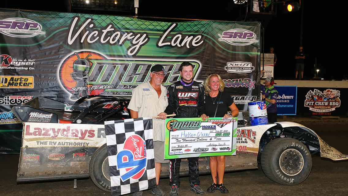 O&#39;Neal Wins Thriller in Hoker 50 at Davenport