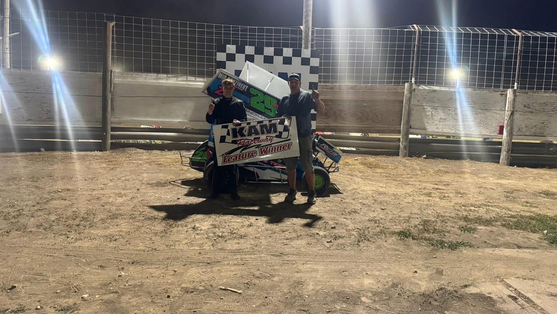 Friesen, Roberts, Andrasek, and Kalkwarf Win on Friday at KAM Raceway!