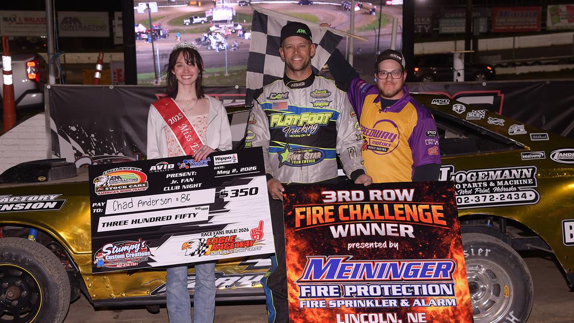 Snyder, Andersen, Williams, Pella &amp; Wasserman race to Victory at Eagle's Jr. Fan Club Night