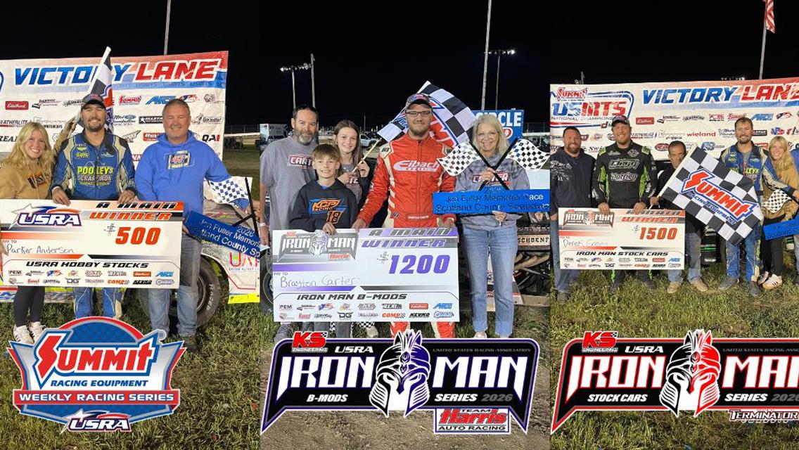 Green, Carter, and Anderson Sweep Jon Fuller Memorial Weekend at Scotland County Speedway