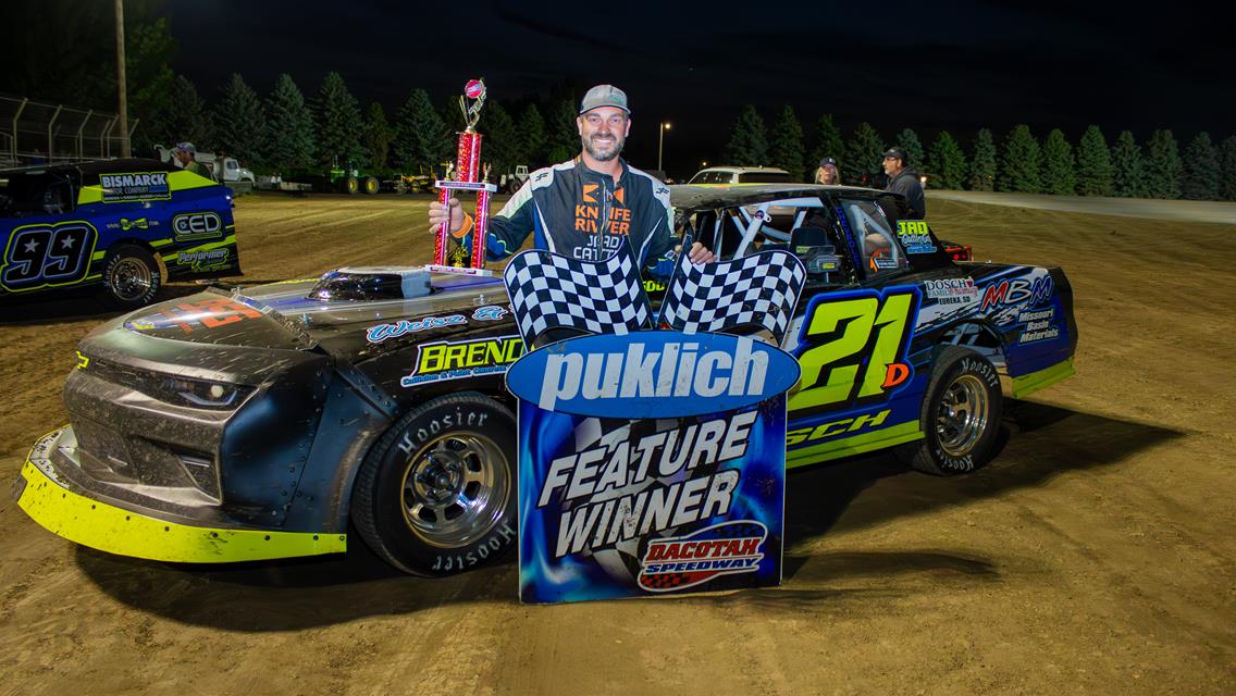 DOSCH HOLDS OFF HELLMAN FOR DACOTAH SPEEDWAY WIN