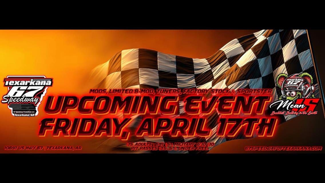 Our next event is Friday, April 17th, 2026