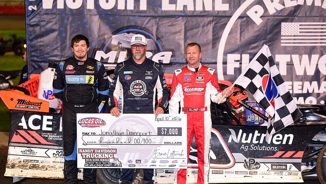 Lucas Oil Speedway (Wheatland, MO) – Midwest Late Model Racing Association – Spring Nationals – April 10-11, 2026. (Todd Boyd photo)