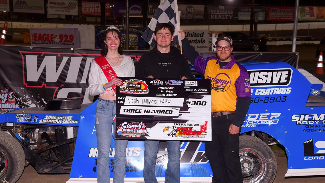 Snyder, Andersen, Williams, Pella &amp; Wasserman race to Victory at Eagle's Jr. Fan Club Night