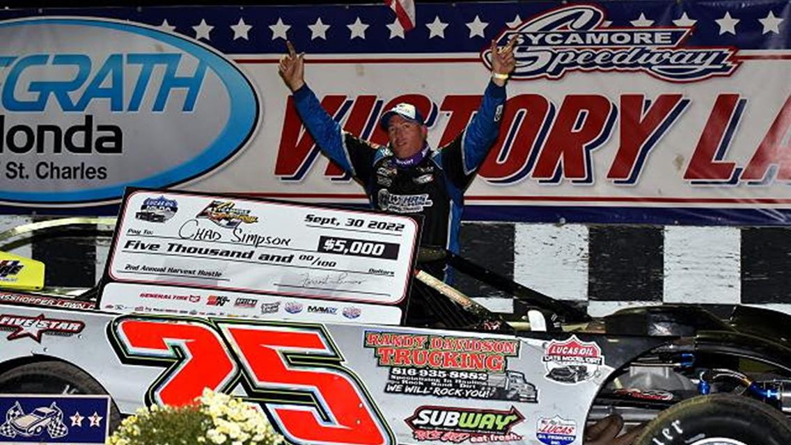 Chad Simpson Leads Flag-To-Flag at Sycamore