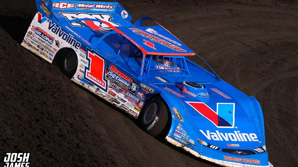 Farmer City Raceway (Farmer City, IL) – World of Outlaws Late Model Series – Illini 100 – April 11th-12th, 2025. (Josh James Artwork)