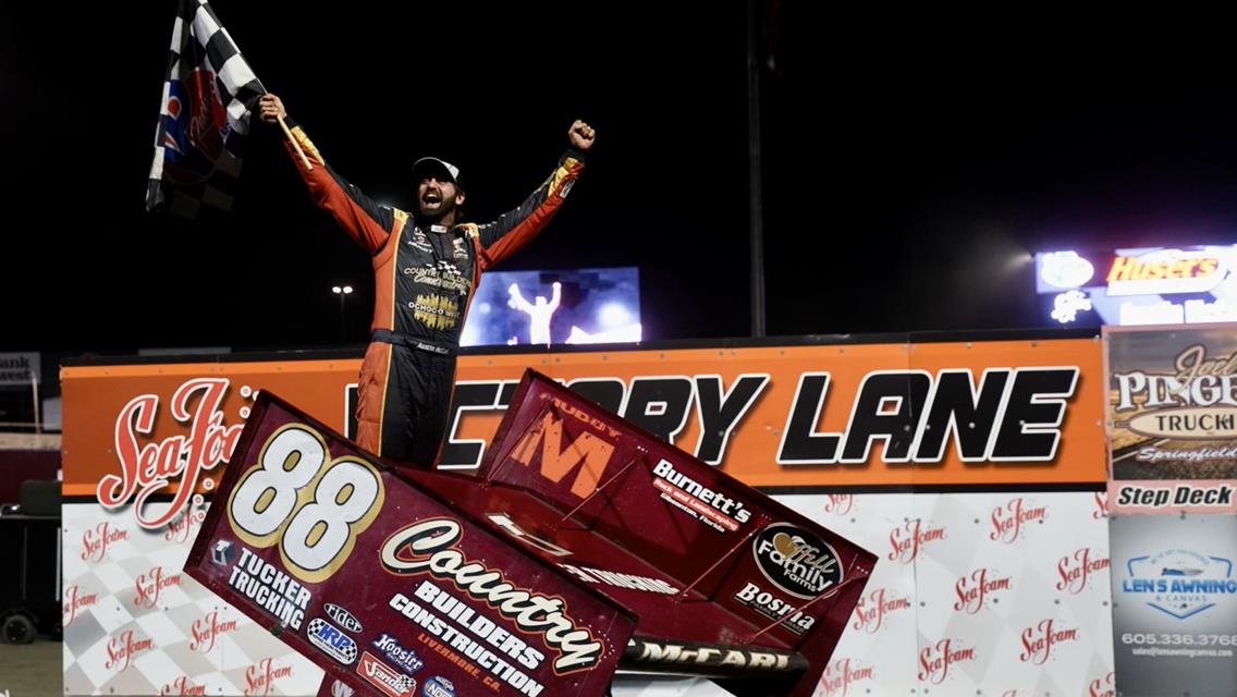 McCarl, Patterson and Olivier Make Late-Race Moves to Win During Frankman Motor Company Night at Huset’s Speedway