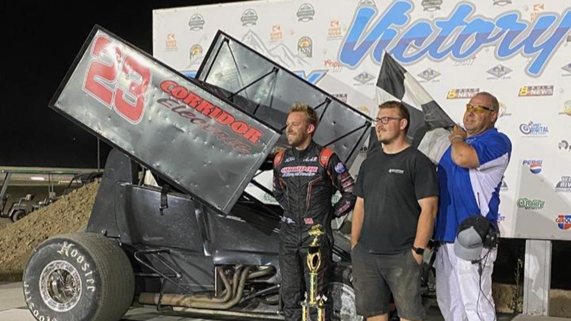 Seth Bergman Victorious With ASCS Frontier At Big Sky Speedway