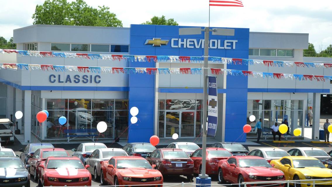 Classic Chevrolet adds BIG MONEY to the Jr's this Saturday!