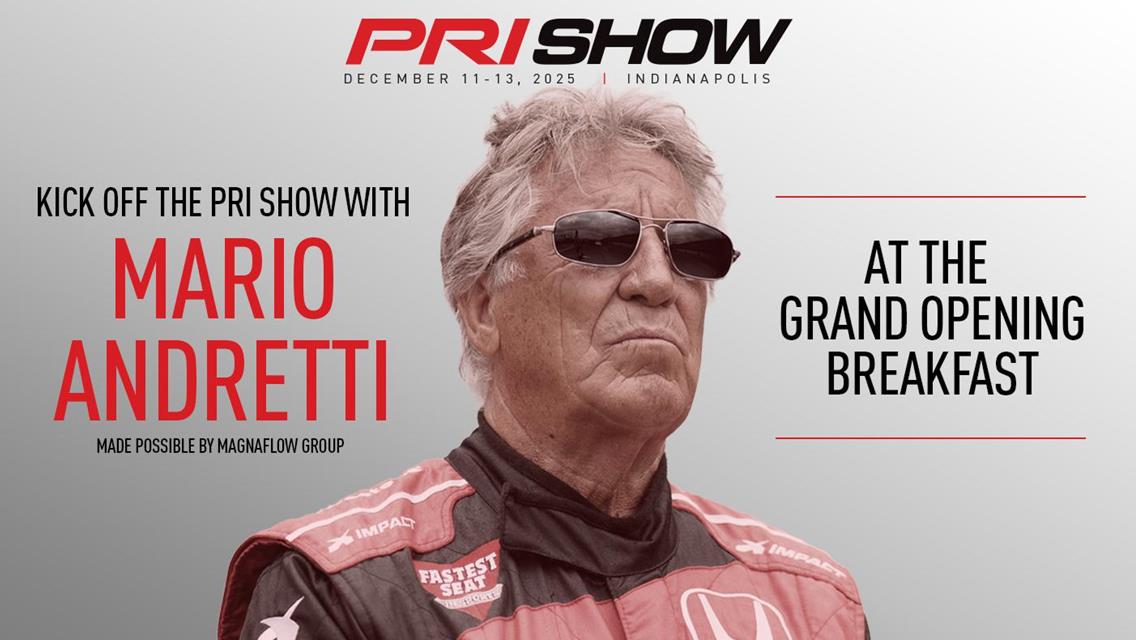 Start Your Engines: Mario Andretti to Kick Off 2025 PRI Show Facebook LinkedIn Twitter