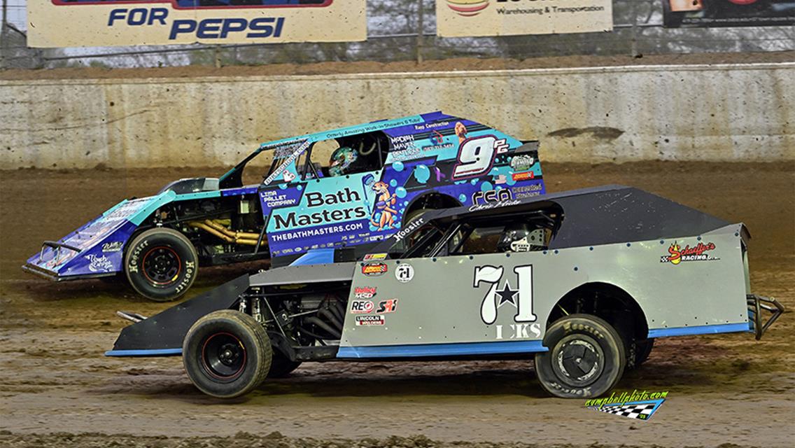 Stambaugh goes wire to wire in GLSS feature, Brennan Sherman wins 2nd career Modified feature and Todd Sherman bounces back from Modified crash to win