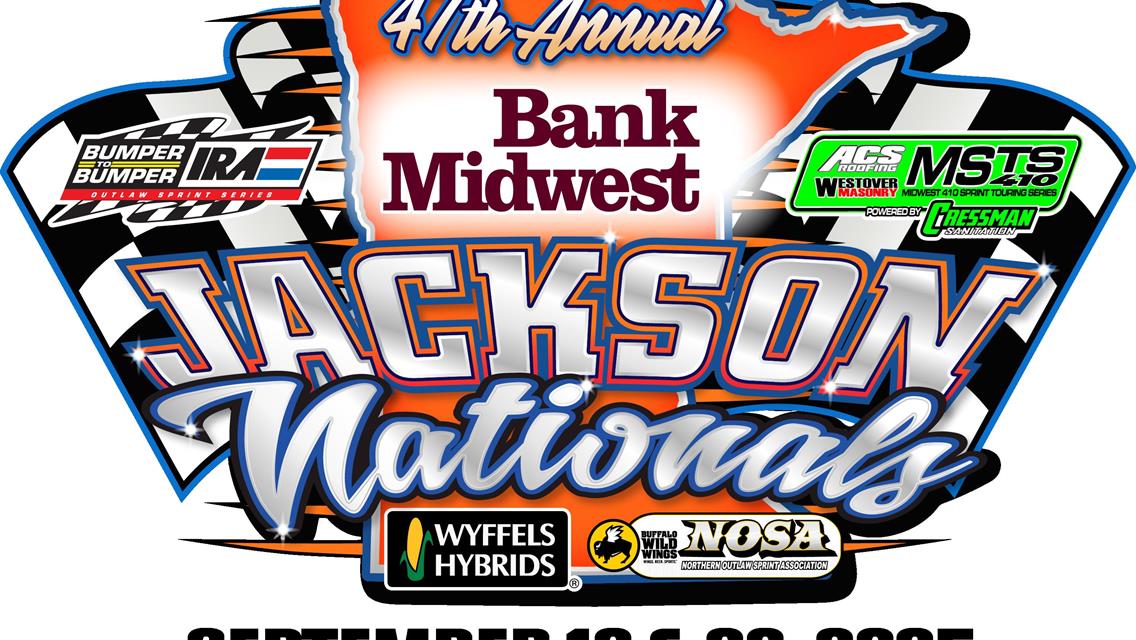 Jackson Motorplex Announces Sponsors to Events, Including Bank Midwest as Title Sponsor of Bank Midwest Jackson Nationals Presented by Wyffels Hybrids