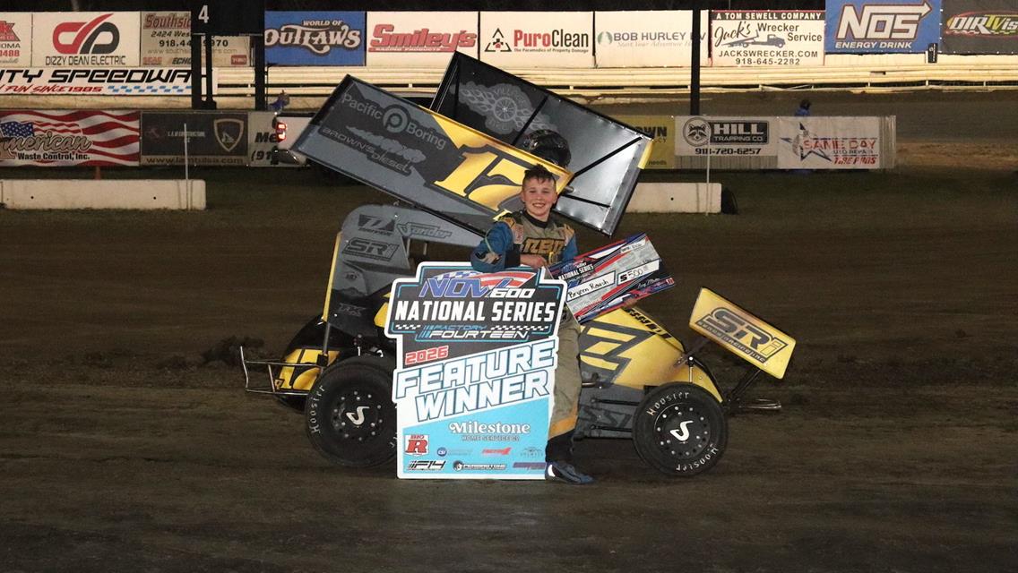 Hutchison, Roush, and Flatt Hustle Factory Fourteen NOW600 National Series Opener at Creek County!