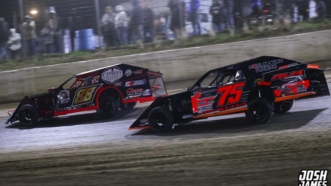 Peoria Speedway (Peoria, IL) – MARS Modified Championship Series – Garry Swibold Memorial – April 26th, 2025. (Josh James Artwork)