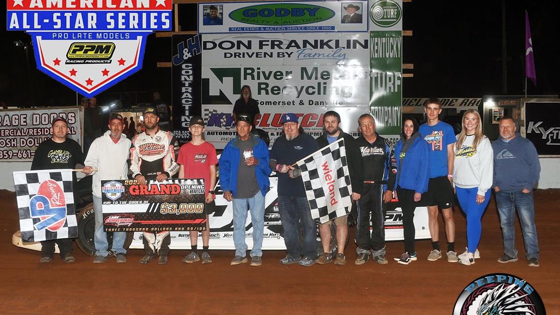 Hayden Cardwell wins AAS Season Opener at Ponderosa, Skylar Marlar wins at Lake Cumberland and Kason Gipson wins the Mini All Stars Season Opener