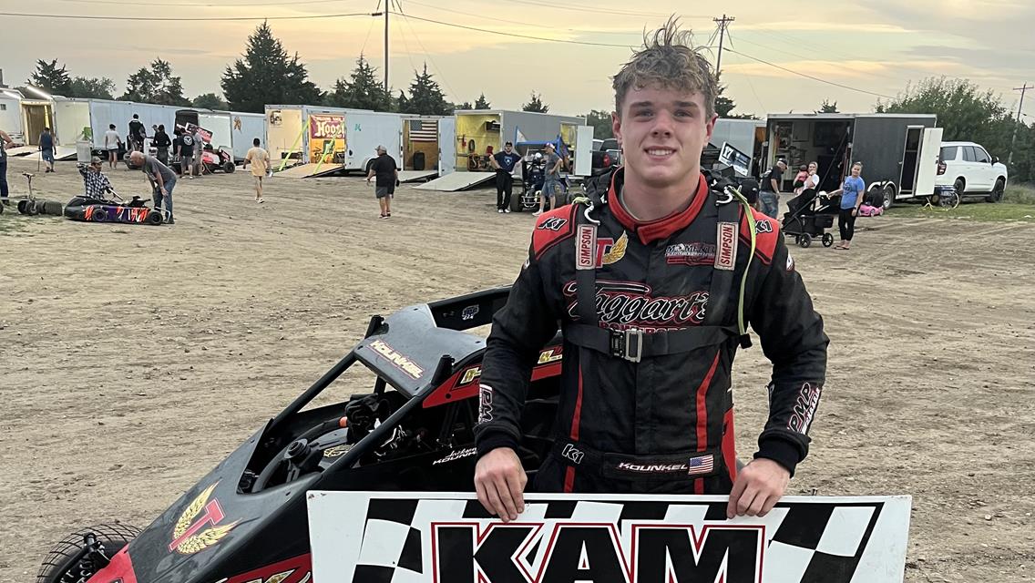 Kounkel, Kaller, Roberts, and Friesen Capture NOW600 Weekly Racing Wins on Saturday at KAM Raceway!