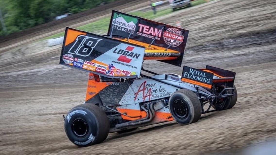 Ian Madsen Ninth at I-96 Speedway