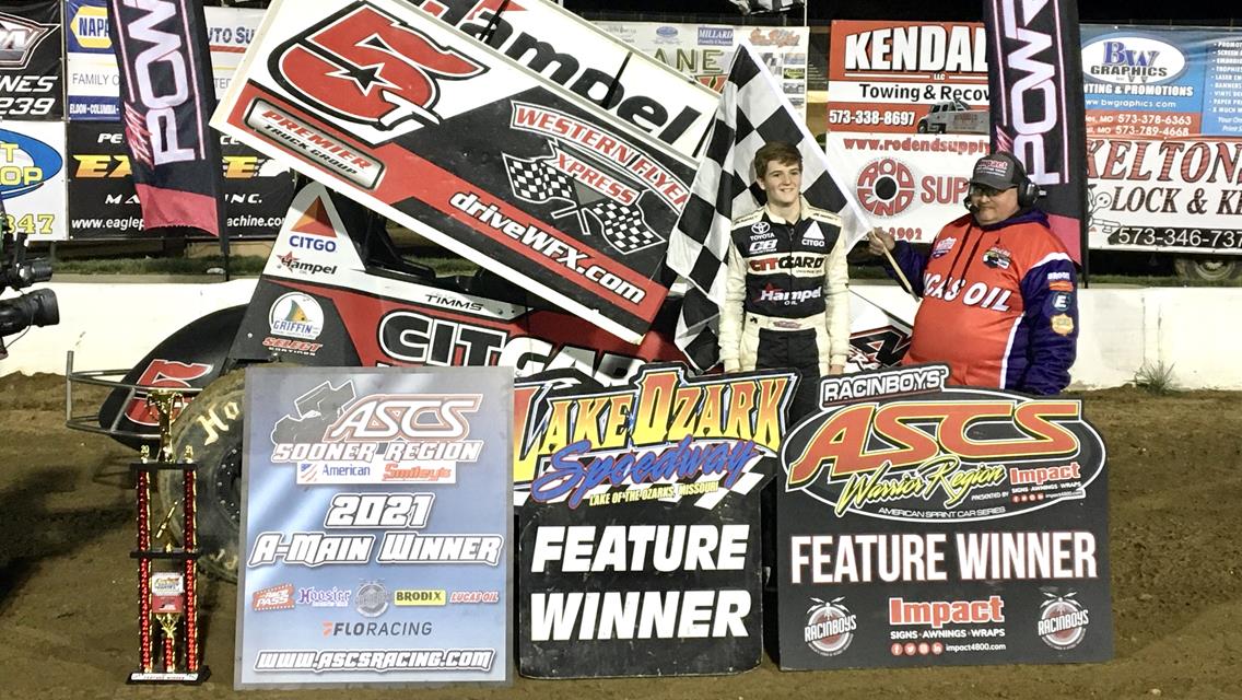 Ryan Timms Captures His First Career ASCS Regional Victory
