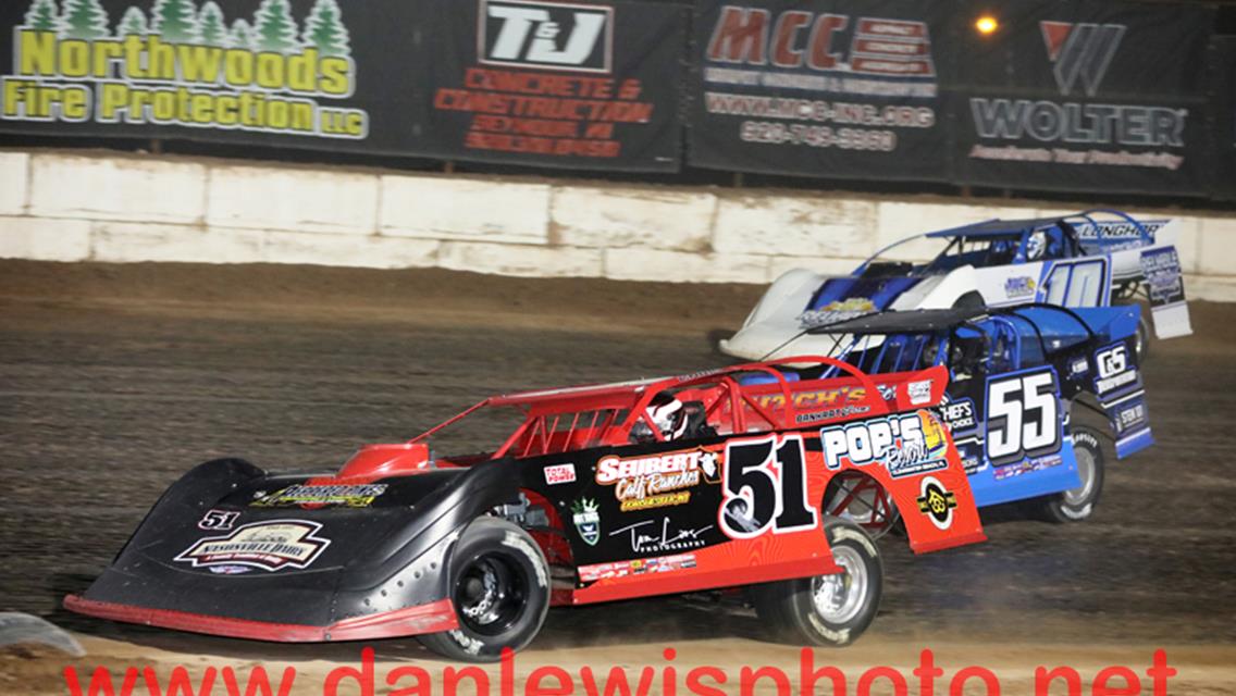SCHEFFLER SAILS TO CAUTION FREE, OUTAGAMIE OPENER LATE MODEL WIN