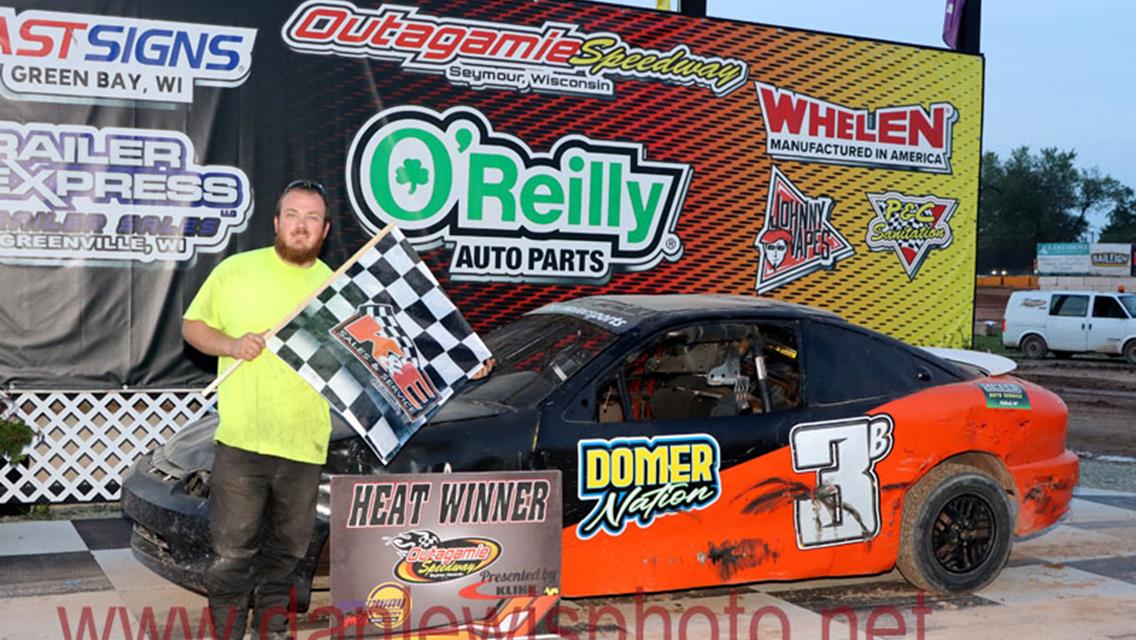 Kyle Frederick red hot at Outagamie Speedway