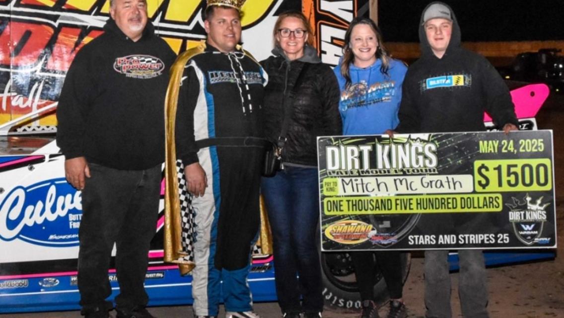 McGrath Races to 8th Wabam Dirt Kings Tour Win