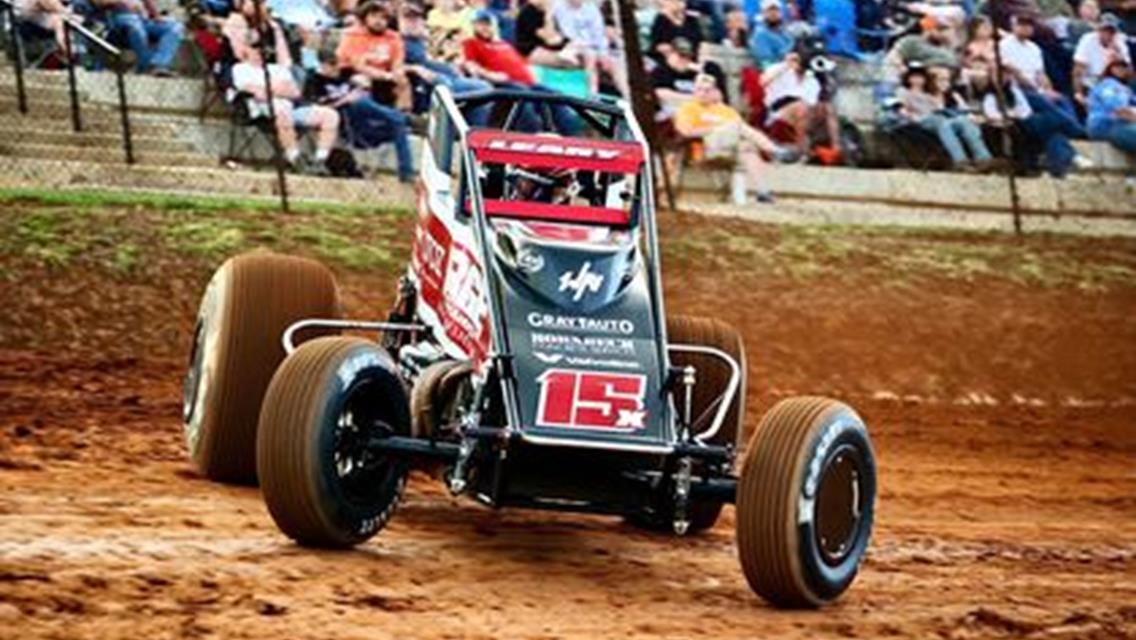 CJ Leary Holds On For The Big Win Over Jake Swanson To Start The 100th Season At Bloomington Speedway