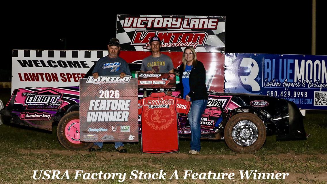 Elliott charges from 16th, Zentgraf wins USRA Limited Mod main at Lawton Speedway