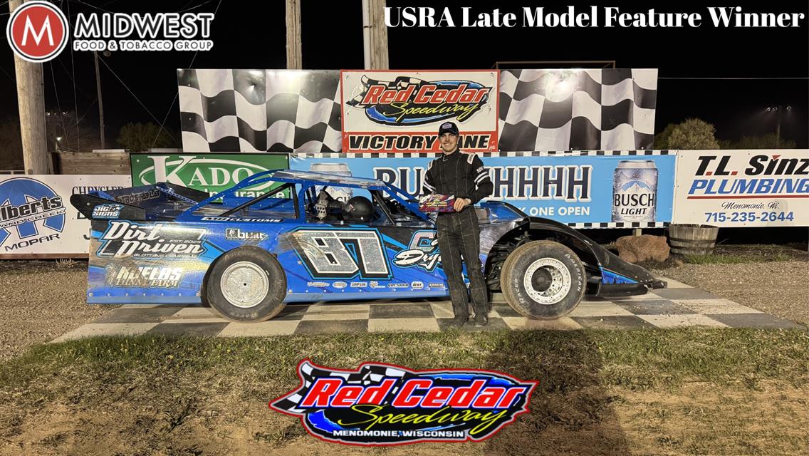 Steffen-Ludwig charges from 11th to victory at Red Cedar Speedway