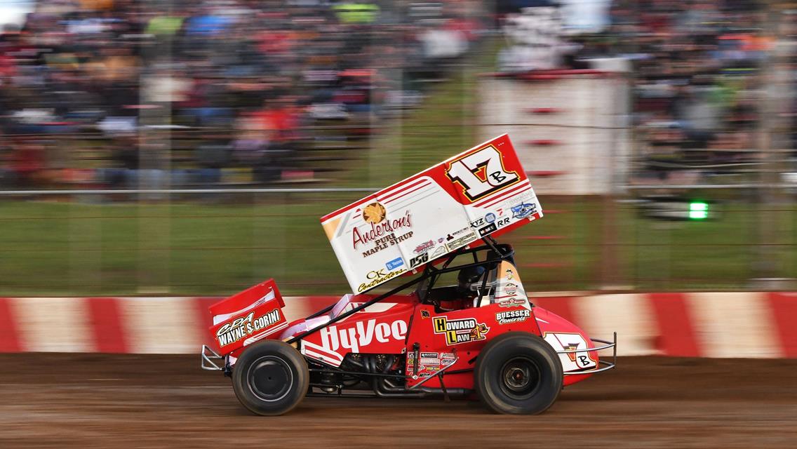 Balog goes Back-to-Back at Plymouth Dirt Track with the All Star Circuit of Champions and IRA Sprint Car Series