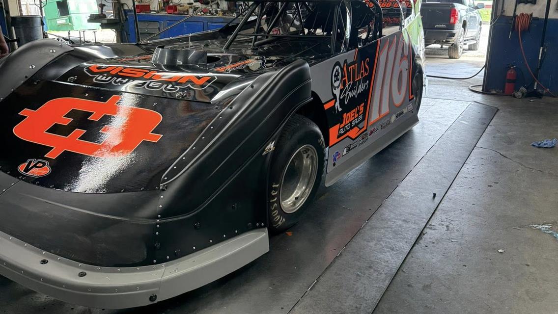 Cameron&#39;s 2025 ride sitting in the shop.