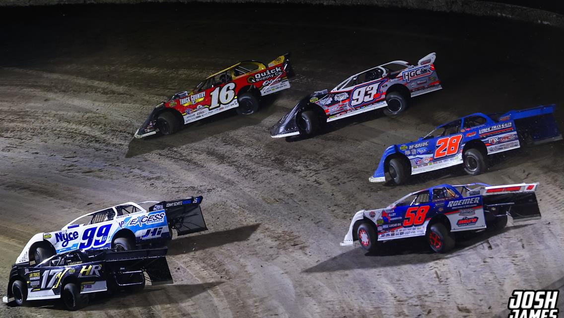 Volusia Speedway Park (De Leon Springs, FL) – World of Outlaws Late Model Series – DIRTcar Nationals – February 9th-14th, 2026. (Josh James Artwork)