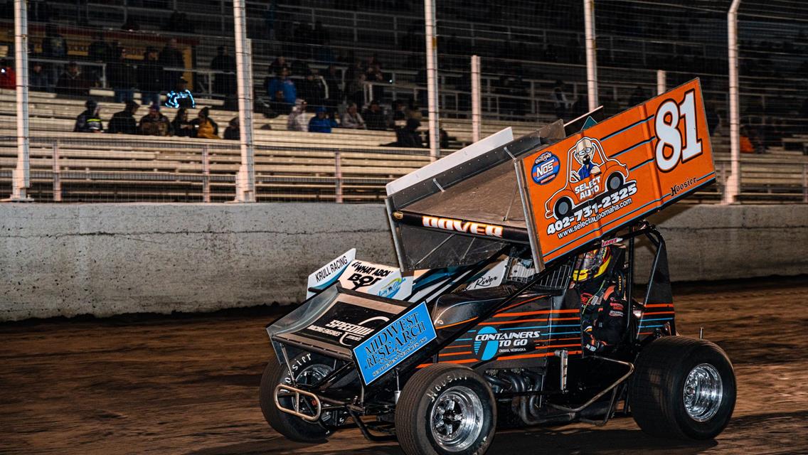 Dover Advances Into Huset’s High Bank Nationals Main Event at Huset’s Speedway