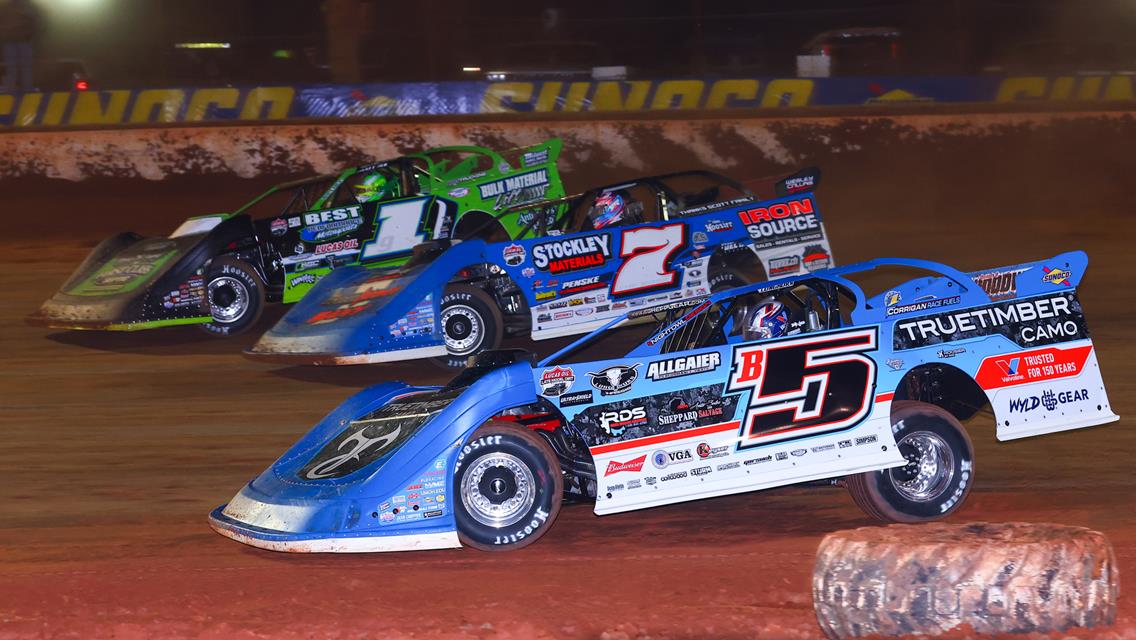 Golden Isles Speedway (Brunswick, GA) – Lucas Oil Late Model Dirt Series – Super Bowl of Racing – January 26th-28th, 2023. (Josh James Artwork)