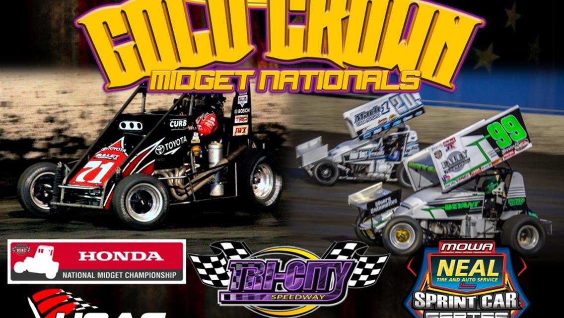 "Gold Crown Midget Nationals" at Tri-City Friday &amp; Saturday