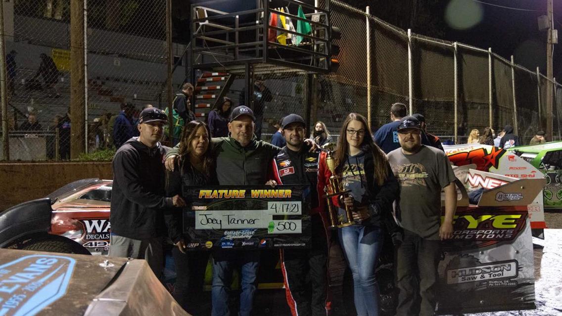 Thompson, Drager, Tanner, A. Bloom, And Evans April 17th Victors At Cottage Grove