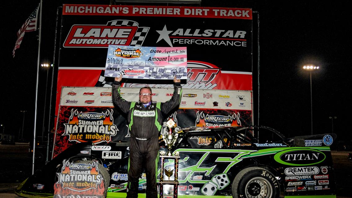 Feger Wins $10,000 in Hell Tour Finale at Merritt Speedway