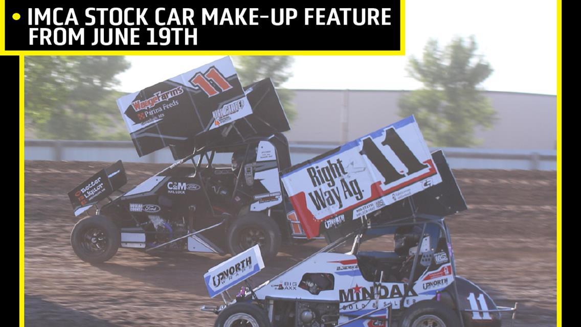 NEXT RACE: Thursday, August 7 – WISSOTA Modifieds | Short Trackers/Hornets | MKLS Lightning Sprint Nationals | IMCA Stock Car make-up feature from Jun