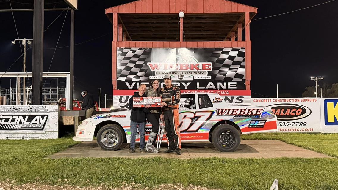 Hovden, Falck, Riehle and Larson claim Winneshiek Raceway season-opening wins