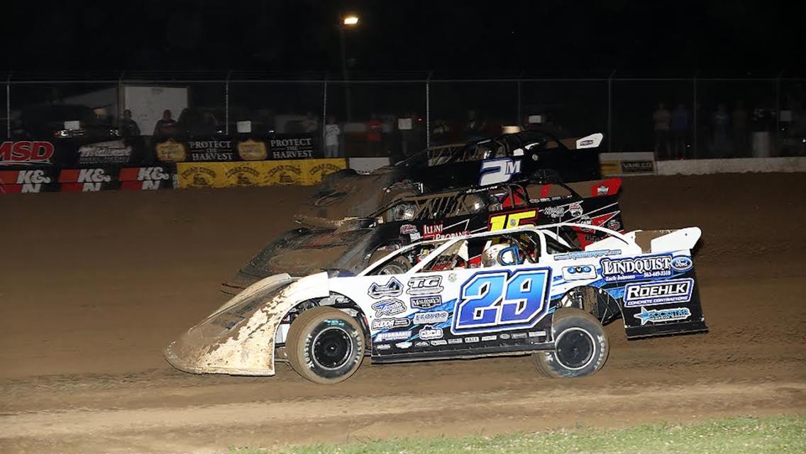 34 Raceway (West Burlington, IA) – Lucas Oil LateModel Racing Association (MLRA) – Slocum 50 – July 2nd, 2022. (Mike Ruefer photo)