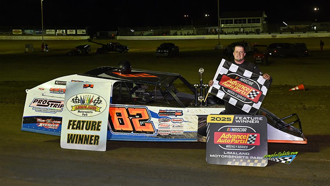 Stambaugh goes wire to wire in GLSS feature, Brennan Sherman wins 2nd career Modified feature and Todd Sherman bounces back from Modified crash to win
