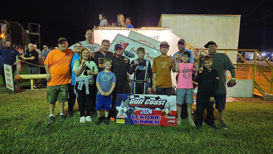 Garcia and Lucas Claim NOW600 Ark-La-Tex Wins at Gulf Coast Speedway!