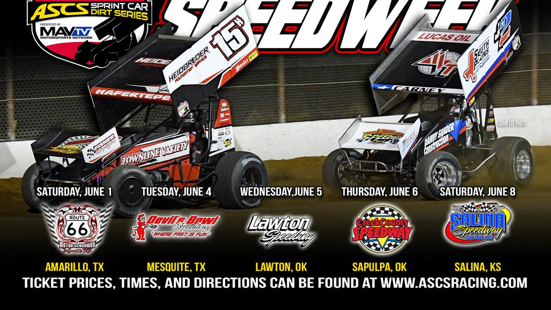 EVENT INFO: Speedweek Next For Lucas Oil American Sprint Car Series