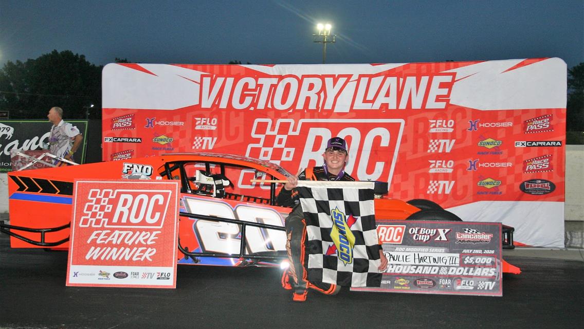 Paulie Hartwig III Wins Ol' Boy Cup X at Lancaster; Catalano, Schulz, and Bryant Pick Up Wins