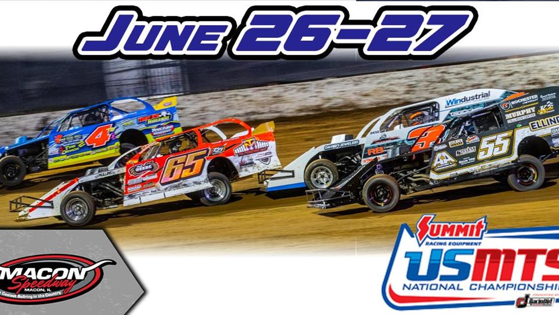Save the Date: June 26–27 - USMTS Makes Triumphant Return to Macon Speedway