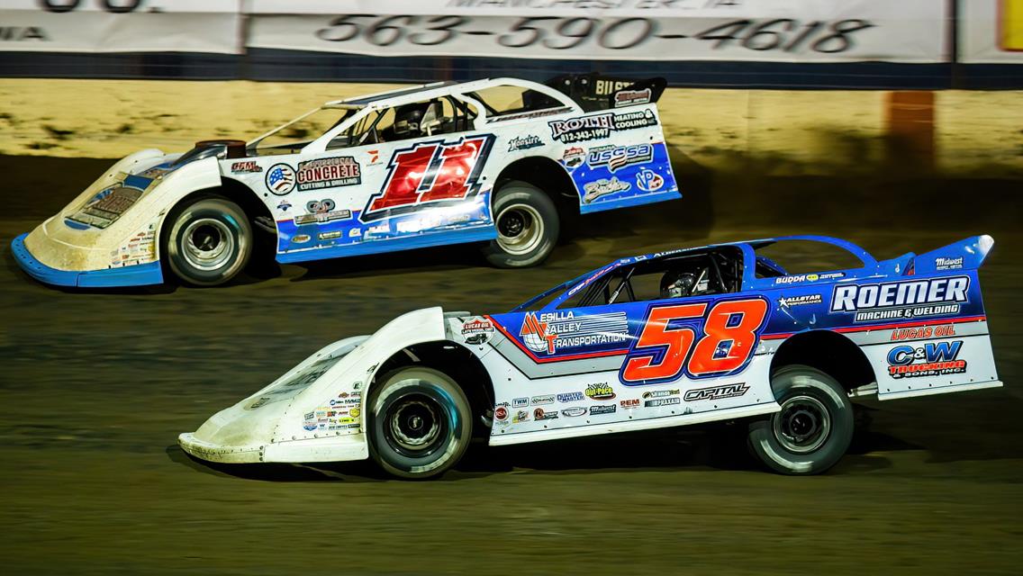 300 Raceway (Farley, IA) – Lucas Oil Late Model Dirt Series – Truck Country 50 – May 20th, 2022. (Heath Lawson photo)