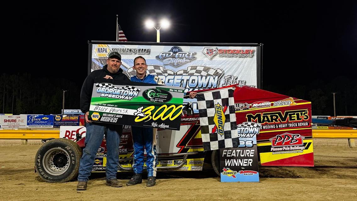 Billy Pauch Jr. Goes Two for Two at Georgetown; Hitchens Back on Top of 602 Sportsman