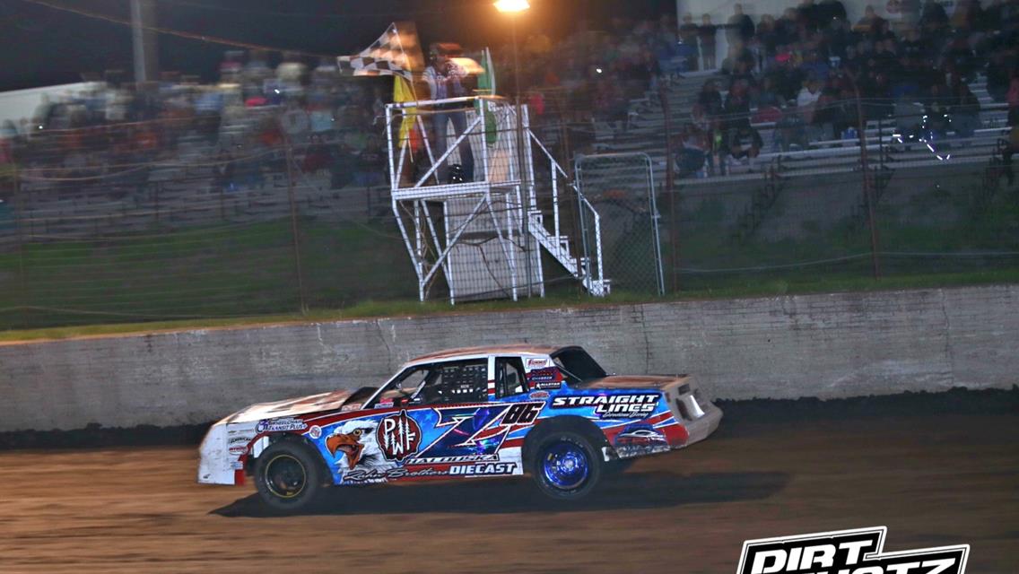 Olsen scores TSLM win at I-90 Speedway, Klaassen gets win in last corner pass
